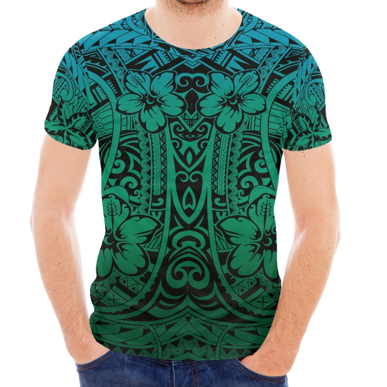 Polynesian Traditional Pattern Tattoo Design Printed Style Men's Crew Neck Men's Short Sleeve Hawaiian Summer Sports Shirt
Polynesian Traditional Pattern Tattoo Design Printed Style Men's Crew Neck Men's Short Sleeve Hawaiian Summer Sports Shirt