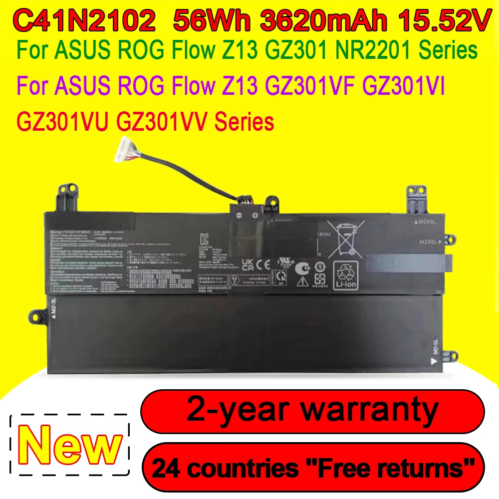 Новинка, C41N2102 Аккумулятор для ноутбука ASUS ROG Flow Z13 GZ301VF GZ301VI GZ301VU GZ301VV GZ301 NR2201 0B200-04100000, гарантия 2 года
Новинка, C41N2102 Аккумулятор для ноутбука ASUS ROG Flow Z13 GZ301VF GZ301VI GZ301VU GZ301VV GZ301 NR2201 0B200-04100000, гарантия 2 года