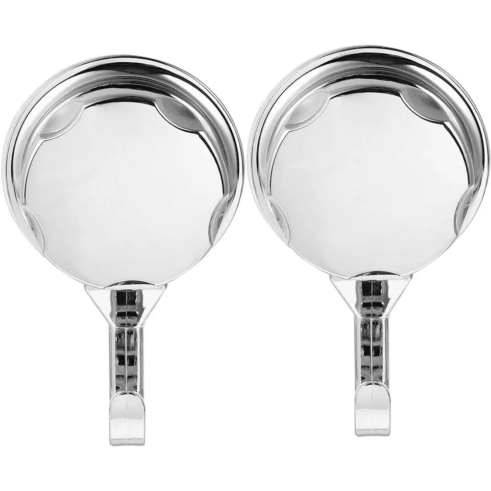 2pcs Silver Suction Cup Hooks Punch Free Bathroom Hanger for Smooth Surface Wall Hanging Kitchen Bedroom Accessories Strong
2pcs Silver Suction Cup Hooks Punch Free Bathroom Hanger for Smooth Surface Wall Hanging Kitchen Bedroom Accessories Strong