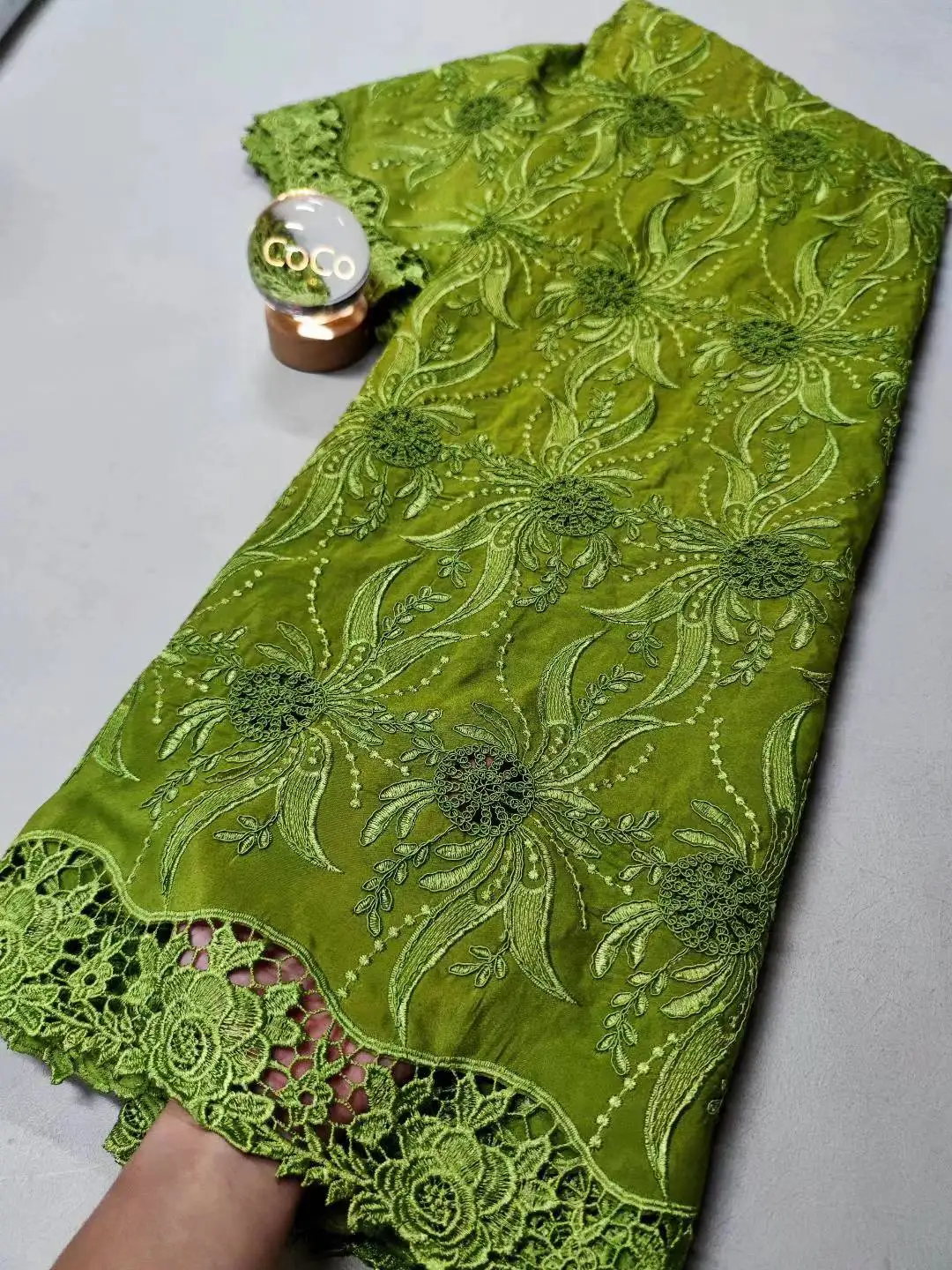 2025 Nigerian High-Quality Tulle Lace Fabric for Sewing Wedding Party Dress Chiffon Guipure Embroidery Cotton 5Yard XL114
2025 Nigerian High-Quality Tulle Lace Fabric for Sewing Wedding Party Dress Chiffon Guipure Embroidery Cotton 5Yard XL114