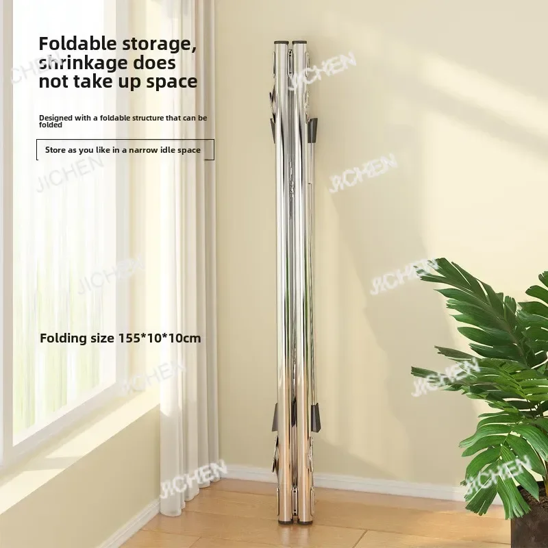 Складная вешалка для одежды для дома и улицы, дома, балкона, спальни, телескопическая стойка из нержавеющей стали, напольная сушилка для шляп
Складная вешалка для одежды для дома и улицы, дома, балкона, спальни, телескопическая стойка из нержавеющей стали, напольная сушилка для шляп