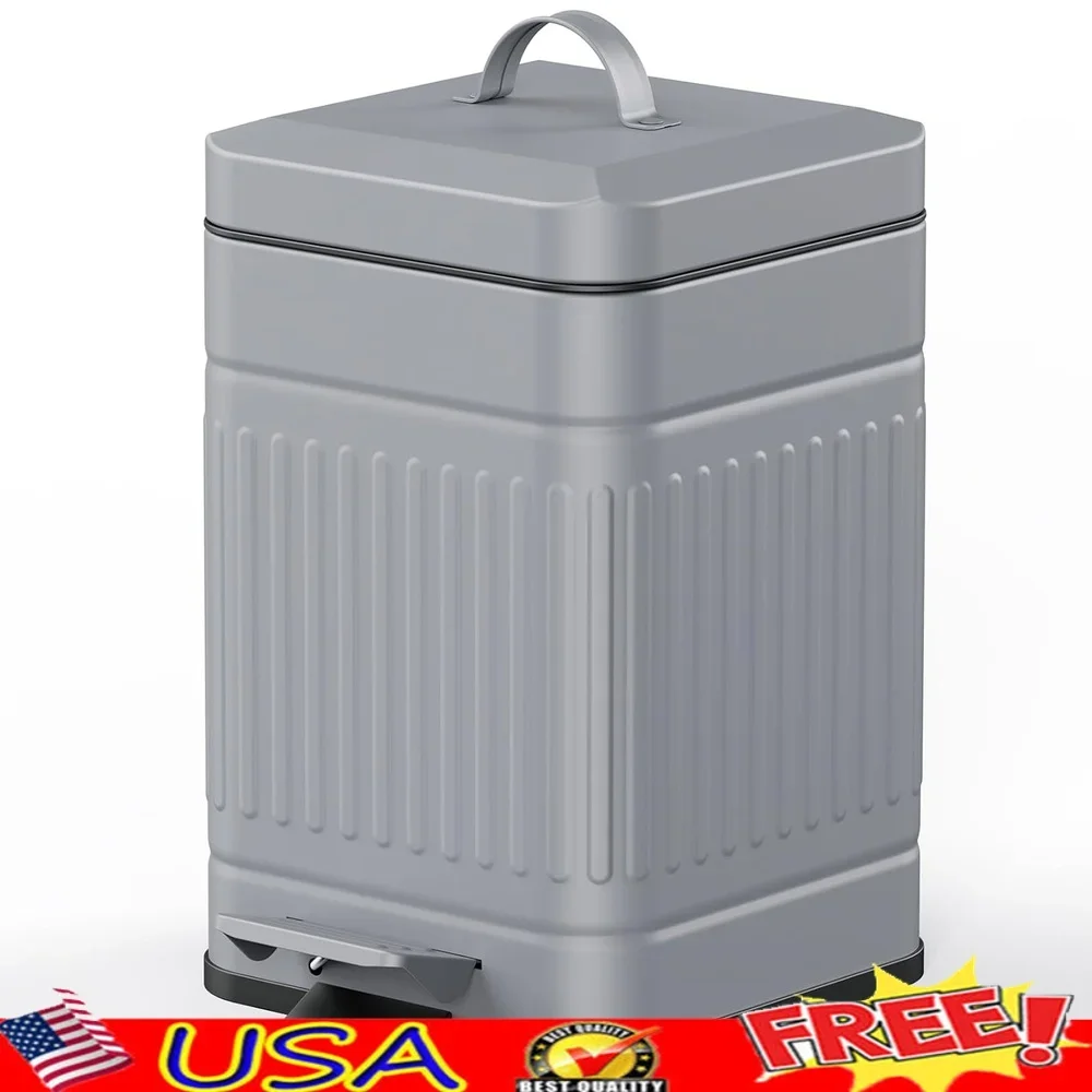 Small Trash Can with Step Pedal Stainless Steel Dog Poop Garbage Can Retro Waste Bin Odor Seal Silent Close Removable Inner
Small Trash Can with Step Pedal Stainless Steel Dog Poop Garbage Can Retro Waste Bin Odor Seal Silent Close Removable Inner