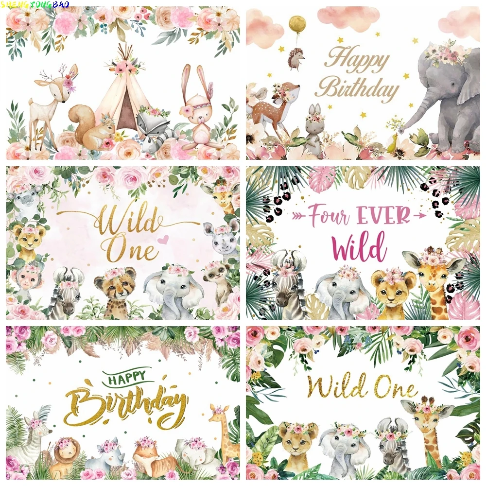 Baby Shower Backdrop Flower Floral Animals Safari Jungle Wild One Girls Birthday Party Decor Photography Background Photo Studio
Baby Shower Backdrop Flower Floral Animals Safari Jungle Wild One Girls Birthday Party Decor Photography Background Photo Studio