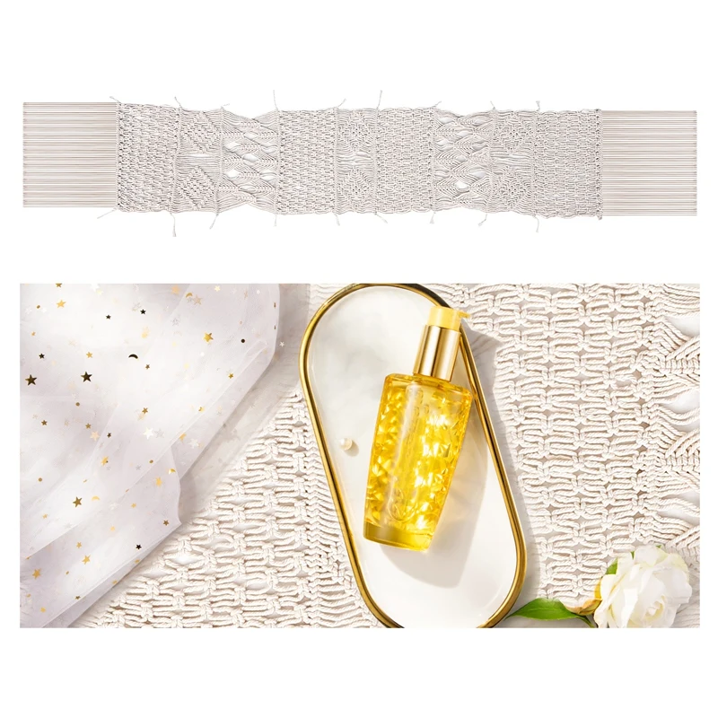 Macrame Table Runner, Boho Wedding Table Decor, Handwoven Vintage Farmhouse Bohemian Dining Room Style Decorations
Macrame Table Runner, Boho Wedding Table Decor, Handwoven Vintage Farmhouse Bohemian Dining Room Style Decorations