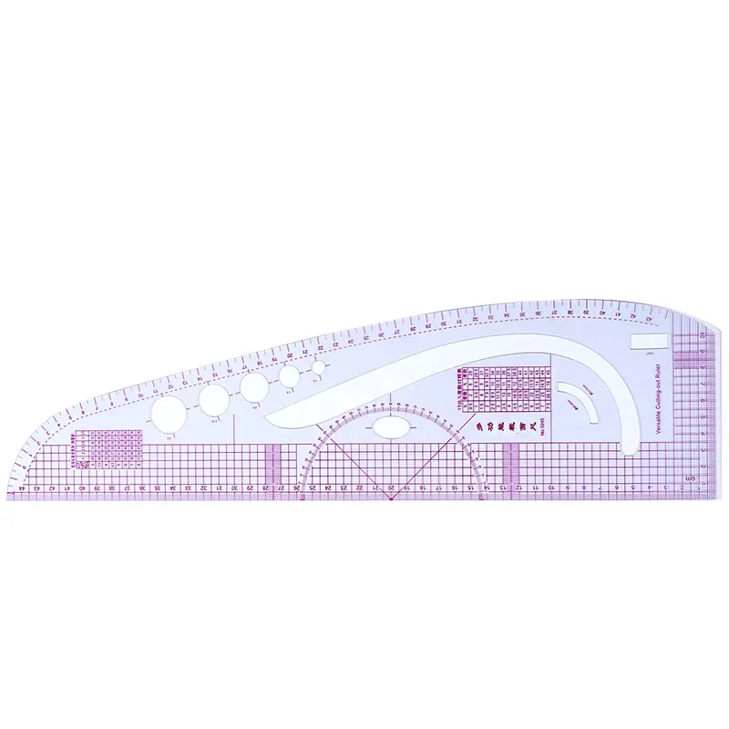 3245 Plastic Transparent French Curve Ruler SplIne Sewing Patchwork Feet Tailor Yardstick Cloth Cutting Rulers
3245 Plastic Transparent French Curve Ruler SplIne Sewing Patchwork Feet Tailor Yardstick Cloth Cutting Rulers