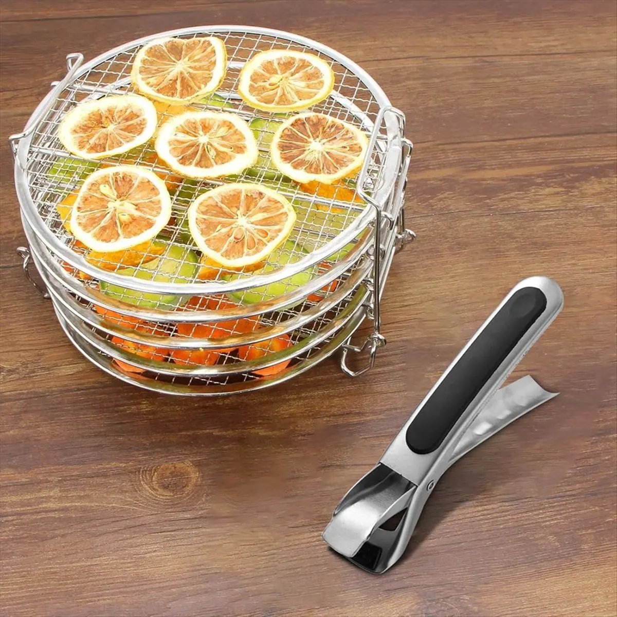 A04V Стойка для дегидратора из нержавеющей стали для Foodi 6,5 и 8Qt и скороварки Стойка для дегидратора Аксессуары для фритюрниц
A04V Стойка для дегидратора из нержавеющей стали для Foodi 6,5 и 8Qt и скороварки Стойка для дегидратора Аксессуары для фритюрниц