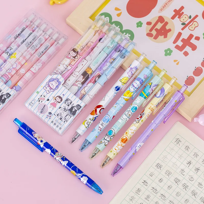 6Pcs/Box Cartoon Automatic Pencil Mechanical Pencil Cute Korean Stationery School Supplies Kawaii Pens for Writing Drawing
6Pcs/Box Cartoon Automatic Pencil Mechanical Pencil Cute Korean Stationery School Supplies Kawaii Pens for Writing Drawing