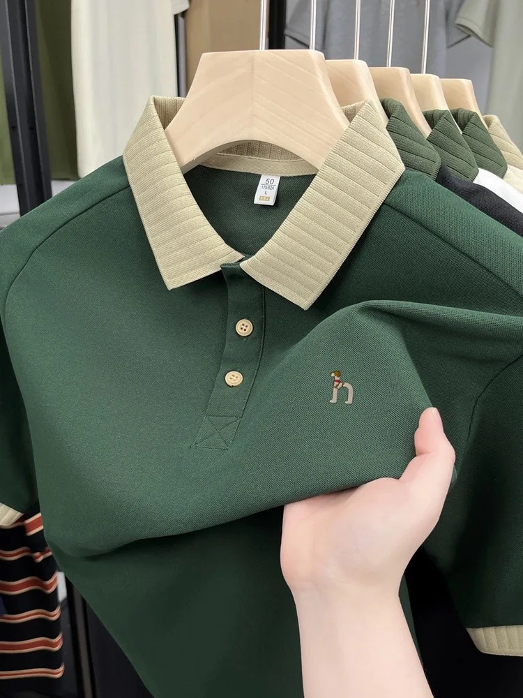 Роскошные бренды собачья вышивка короткие рукава polo рубашка модная летняя новая пункт комфортабельная текстура воздухопроницаемая Корейский стиль отдых футболка
Роскошные бренды собачья вышивка короткие рукава polo рубашка модная летняя новая пункт комфортабельная текстура воздухопроницаемая Корейский стиль отдых футболка