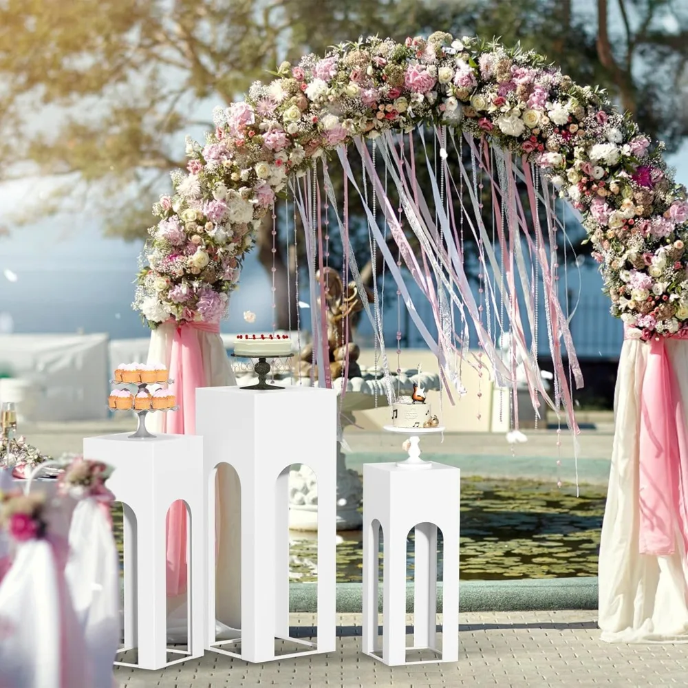 3PCS Square White Pedestal Stands for Party Metal Pedestal Display Stands Dessert Table Decoration Pillars Cake Pedestal Plant
3PCS Square White Pedestal Stands for Party Metal Pedestal Display Stands Dessert Table Decoration Pillars Cake Pedestal Plant