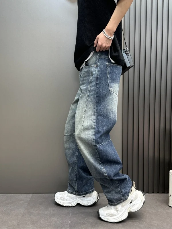 Fall New Dad Jeans Men's Loose Casual Wide Leg Pants adient Trendy Vintage Floor-Length Trousers Versatile Classic Sle
Fall New Dad Jeans Men's Loose Casual Wide Leg Pants adient Trendy Vintage Floor-Length Trousers Versatile Classic Sle