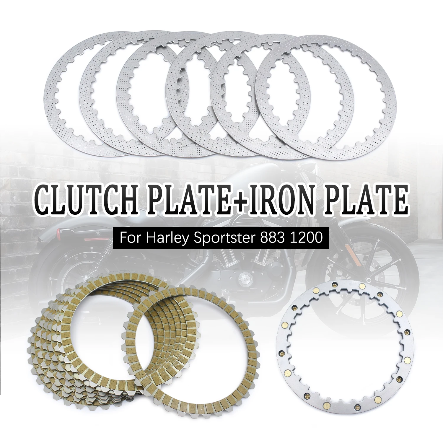 For Harley Sportster 883 1200 Forty Eight Iron 883 1200 2018-2021 Roadster Motorcycle 37911-90 Clutch Friction Spring Plate Kit
For Harley Sportster 883 1200 Forty Eight Iron 883 1200 2018-2021 Roadster Motorcycle 37911-90 Clutch Friction Spring Plate Kit