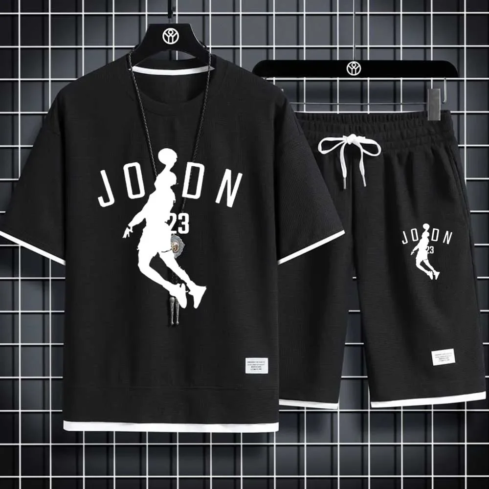 2025 summer hot men's short-sleeved suit golf fashion casual sports men's and women's round neck T-shirt + shorts two-piece set
2025 summer hot men's short-sleeved suit golf fashion casual sports men's and women's round neck T-shirt + shorts two-piece set