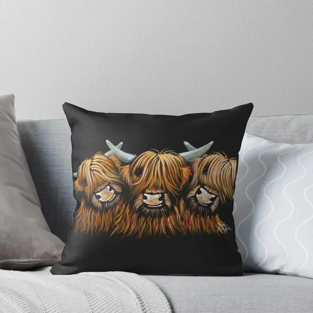 Scottish Highland Hairy Cows 'The Young Ones' by Shirley MacArthur Throw Pillow Plaid Sofa anime girl pillow
Scottish Highland Hairy Cows 'The Young Ones' by Shirley MacArthur Throw Pillow Plaid Sofa anime girl pillow