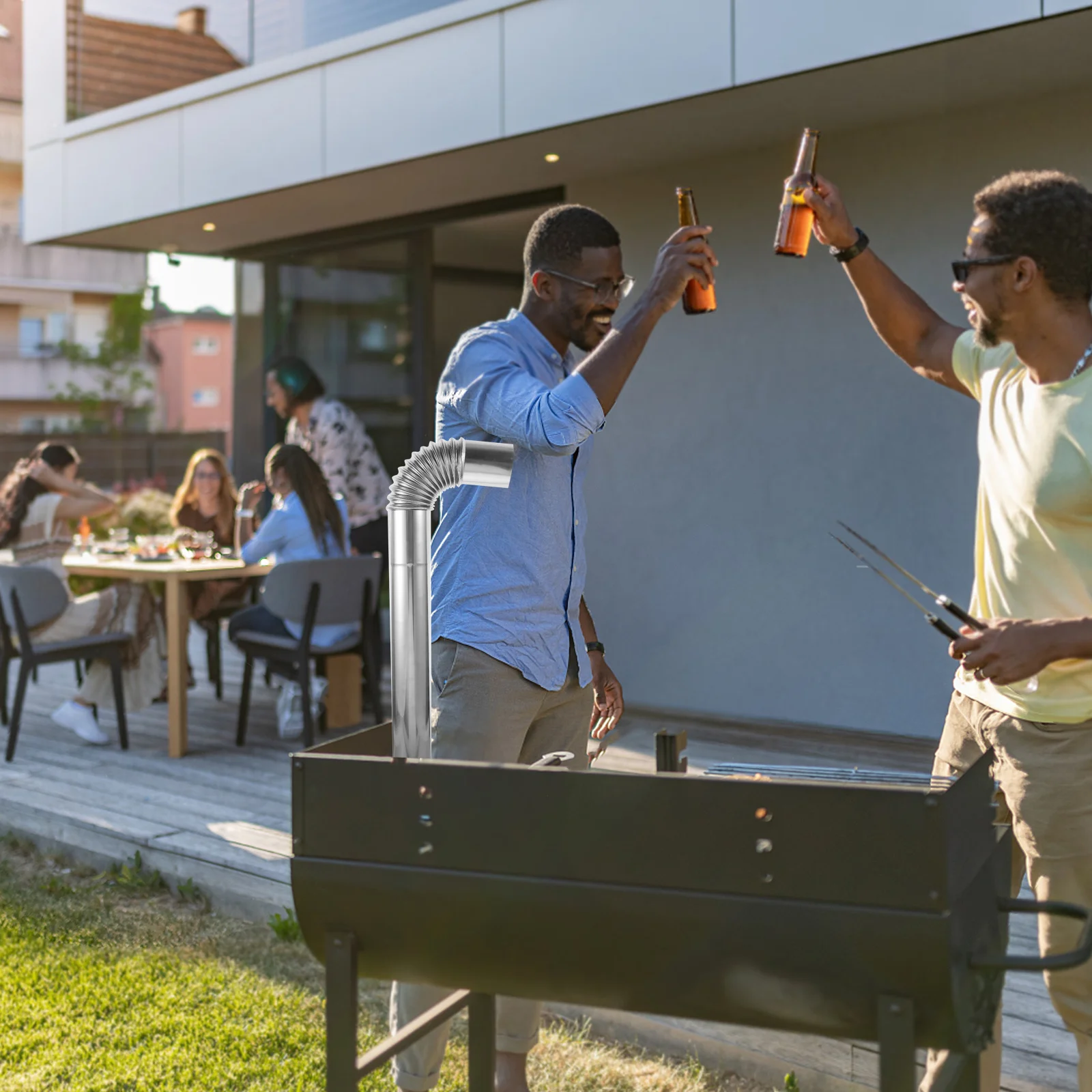 1Set Stainless Steel Exhaust Flexible Chimney Flue for Kitchen Bathroom Ventilation Stove Smoke Removal Duct Bendable Metal Air
1Set Stainless Steel Exhaust Flexible Chimney Flue for Kitchen Bathroom Ventilation Stove Smoke Removal Duct Bendable Metal Air