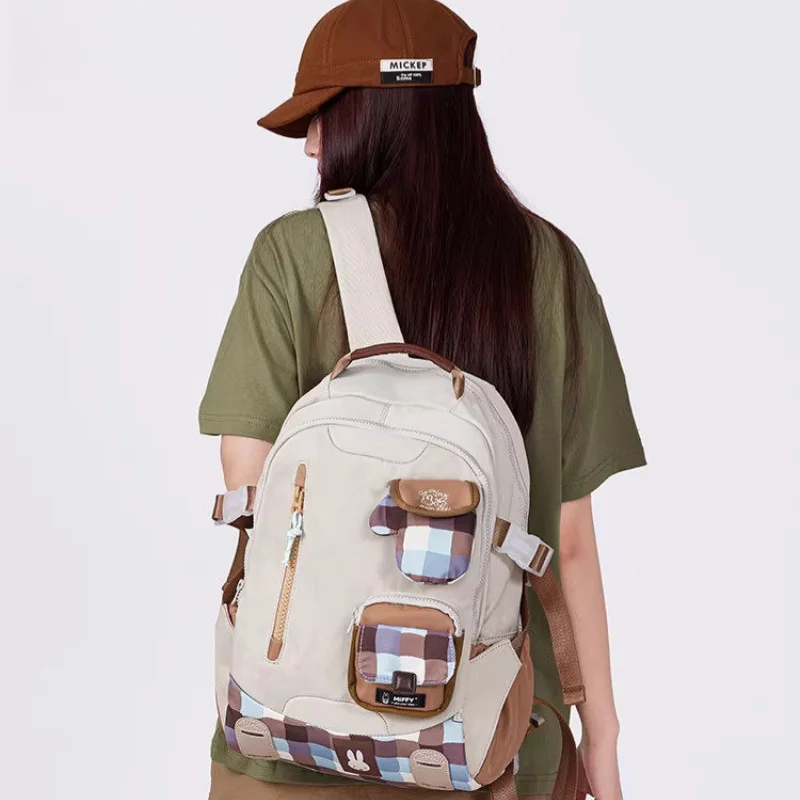 Miffy Pattern Large Capacity Dual Shoulder Backpack New Style Casual Schoolbag Classic Charm Collectible Gift Series Ornaments
Miffy Pattern Large Capacity Dual Shoulder Backpack New Style Casual Schoolbag Classic Charm Collectible Gift Series Ornaments