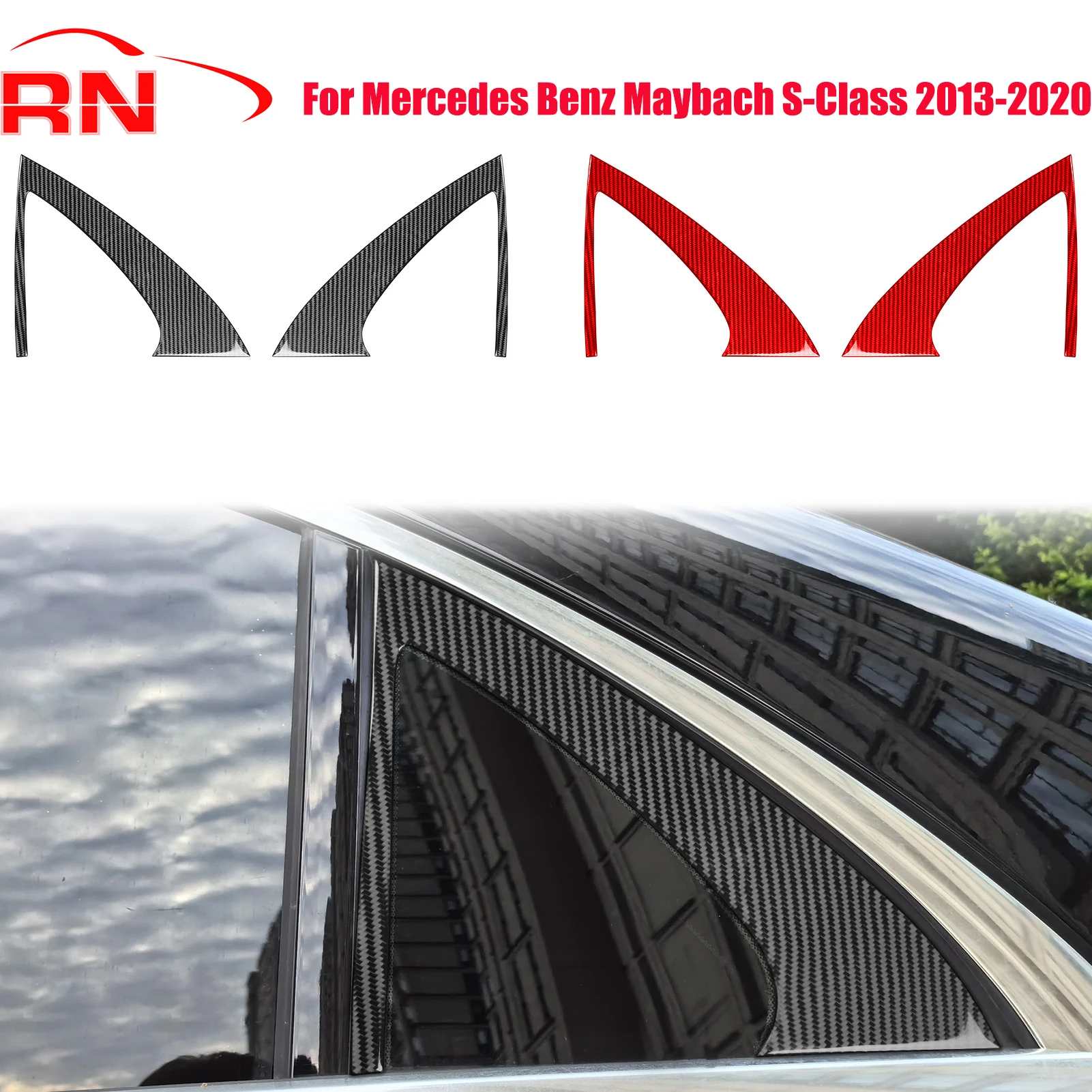 For Mercedes Benz Maybach S-Class 2013-2020 Modified Carbon Fiber Car Rear Triangle Window Braze Interior Accessories Sticker
For Mercedes Benz Maybach S-Class 2013-2020 Modified Carbon Fiber Car Rear Triangle Window Braze Interior Accessories Sticker