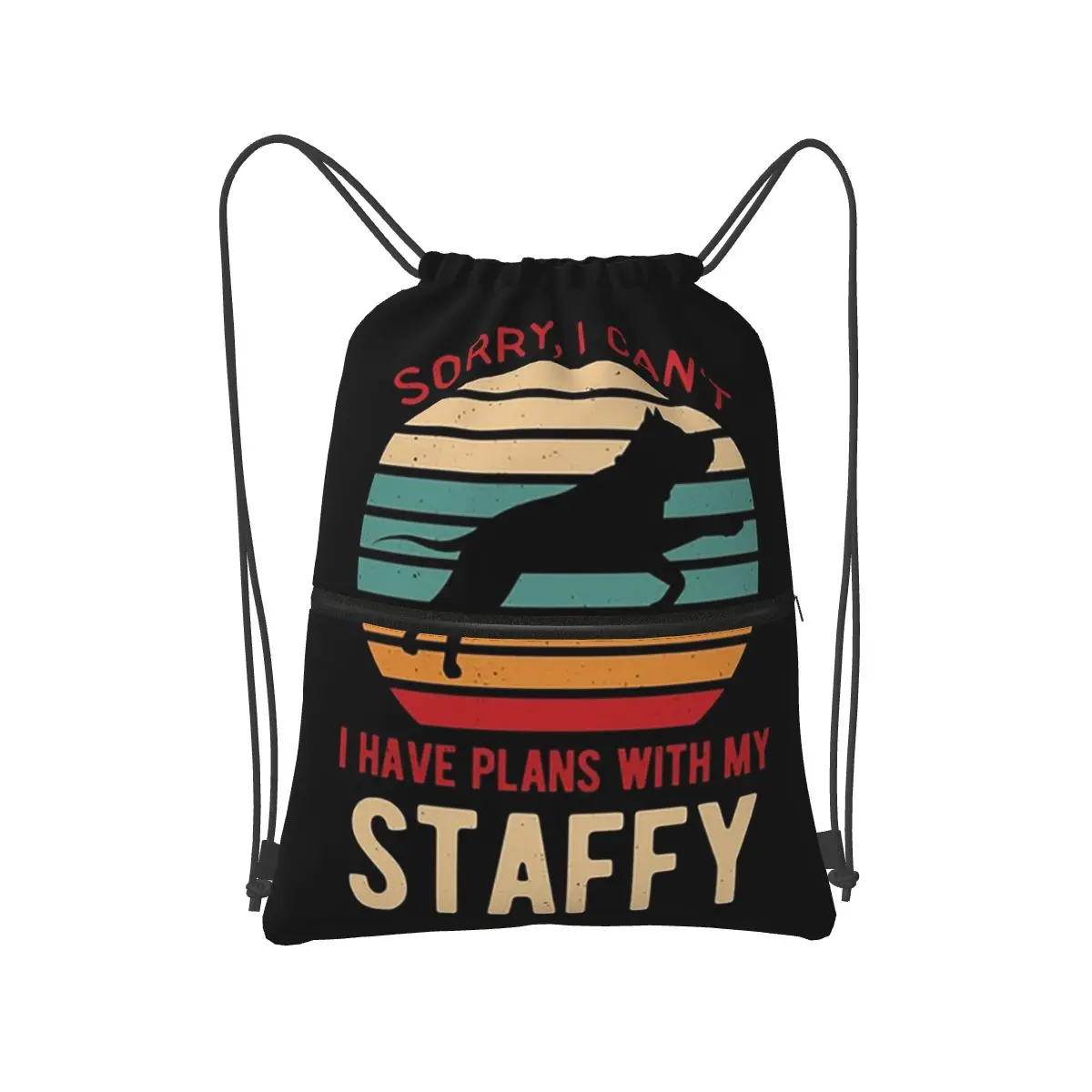Funny Staffordshire Bull Terrier Dog Backpacks Fashion Drawstring Bags Sports Bag Book Bags for Man Woman Students
Funny Staffordshire Bull Terrier Dog Backpacks Fashion Drawstring Bags Sports Bag Book Bags for Man Woman Students