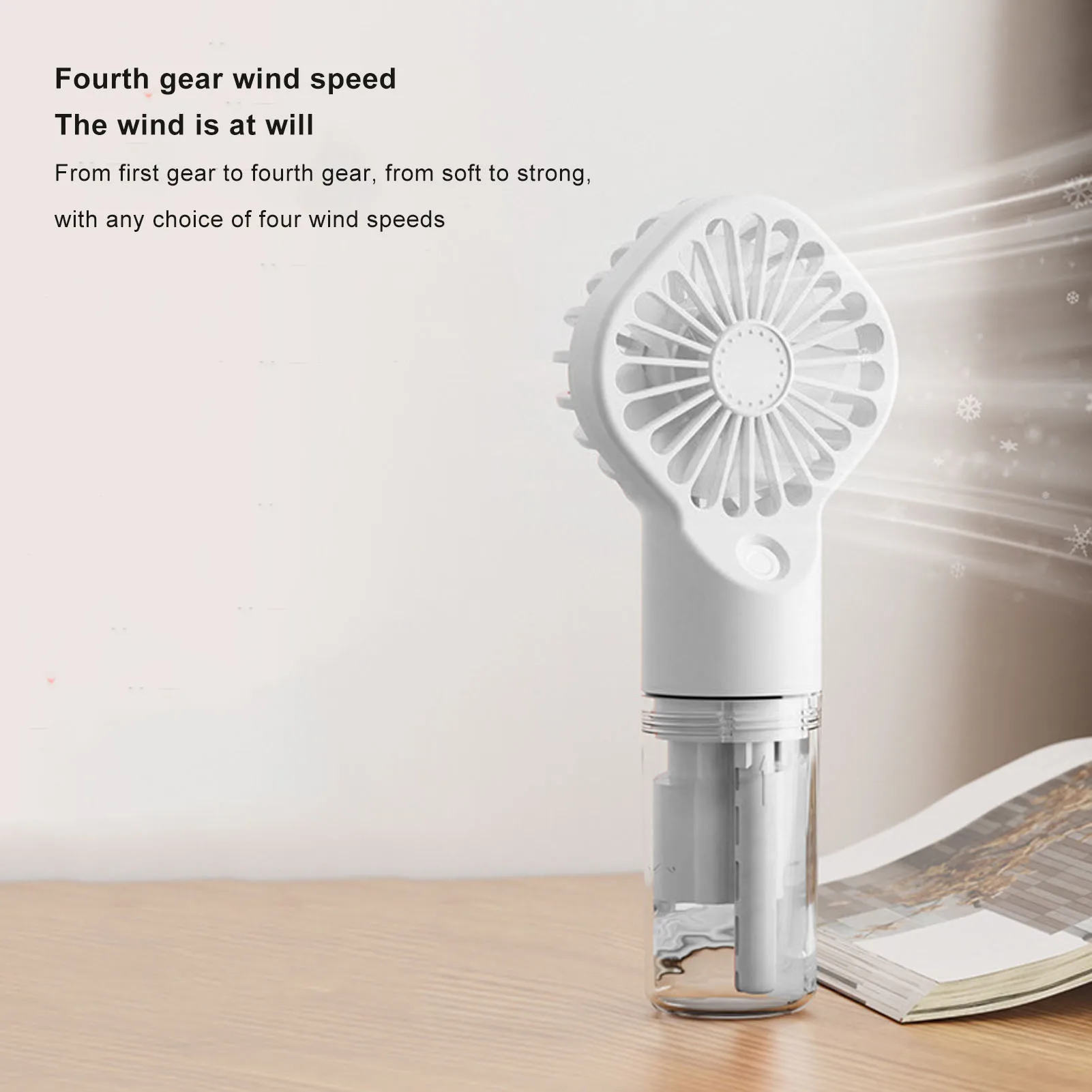Portable Handheld Misting Fan USB Rechargeable Water Spray Mist Fan with 4 Gear Speed
Portable Handheld Misting Fan USB Rechargeable Water Spray Mist Fan with 4 Gear Speed