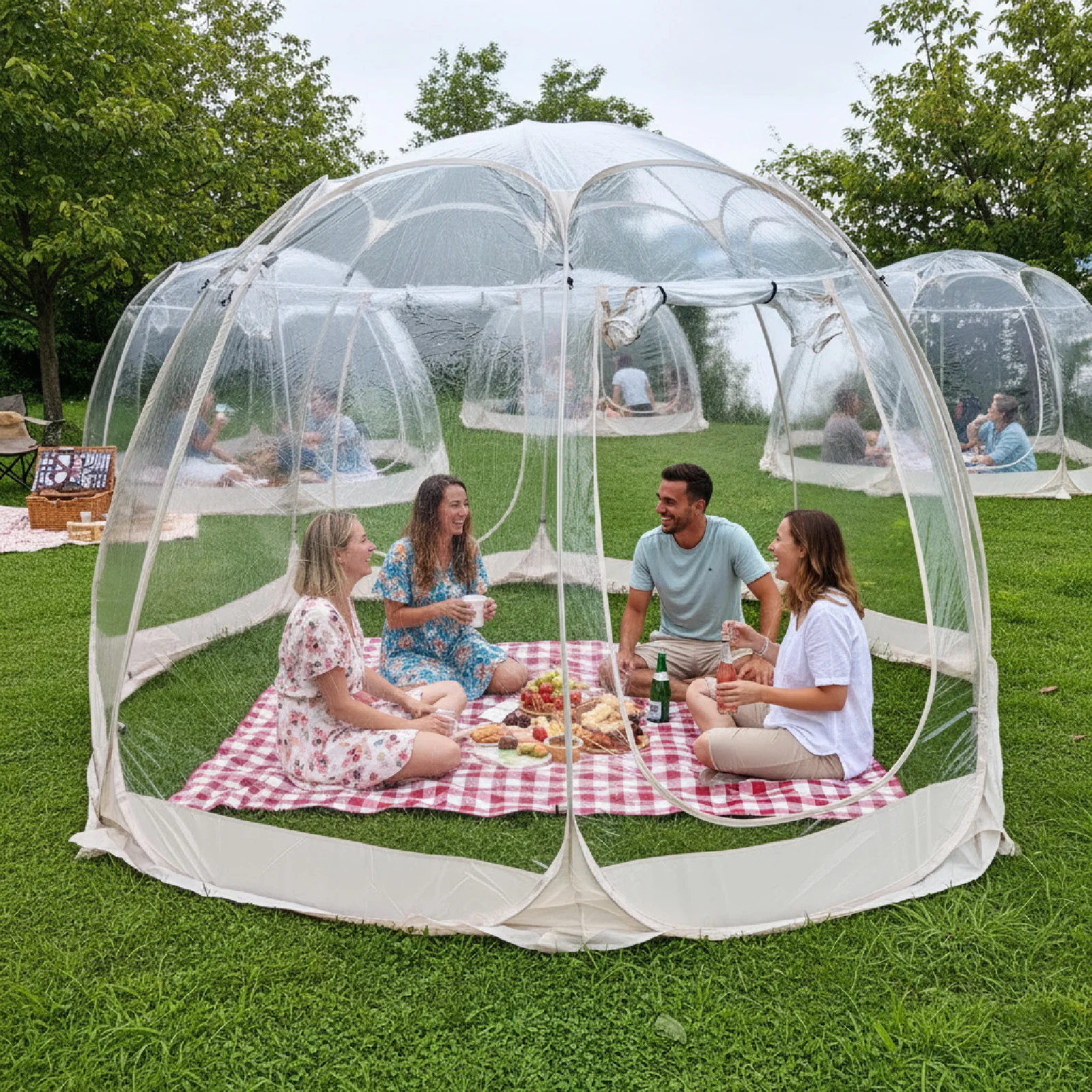 Большая быстросборная палатка-пузырь, портативная уличная палатка-иглу, устойчивая к экстремальным холодам, зимнее убежище для кемпинга и использования на заднем дворе
Большая быстросборная палатка-пузырь, портативная уличная палатка-иглу, устойчивая к экстремальным холодам, зимнее убежище для кемпинга и использования на заднем дворе