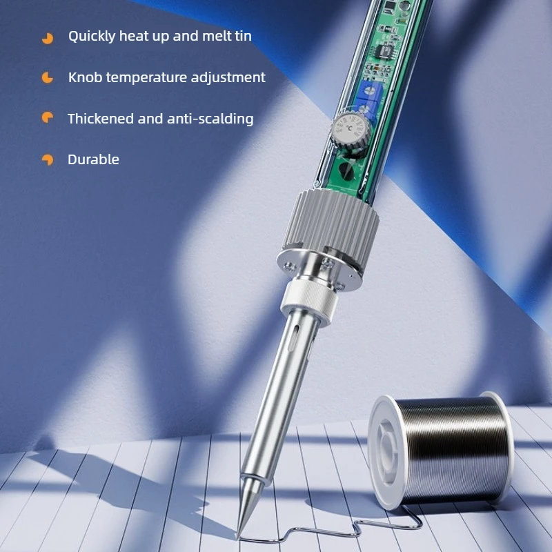 Electric Soldering Iron 907S Home Small Repair Welding Tool Kit Professional Grade Soldering Gun
Electric Soldering Iron 907S Home Small Repair Welding Tool Kit Professional Grade Soldering Gun