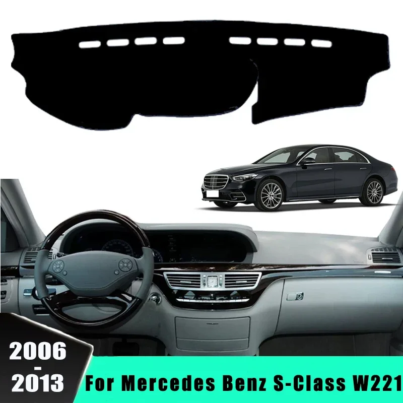 For Mercedes Benz S-Class W221 2006-2013 Model Car Dashboard Cover Sun Shade Mats Avoid Light Pads Instrument Panel Protective
For Mercedes Benz S-Class W221 2006-2013 Model Car Dashboard Cover Sun Shade Mats Avoid Light Pads Instrument Panel Protective
