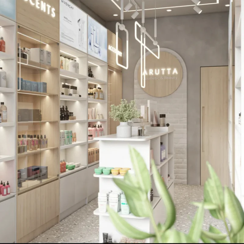 custom.Natural Cosmetic Store Wooden Display Stand Design Cosmetic Store Decoration Customized Beauty Island Counter
custom.Natural Cosmetic Store Wooden Display Stand Design Cosmetic Store Decoration Customized Beauty Island Counter