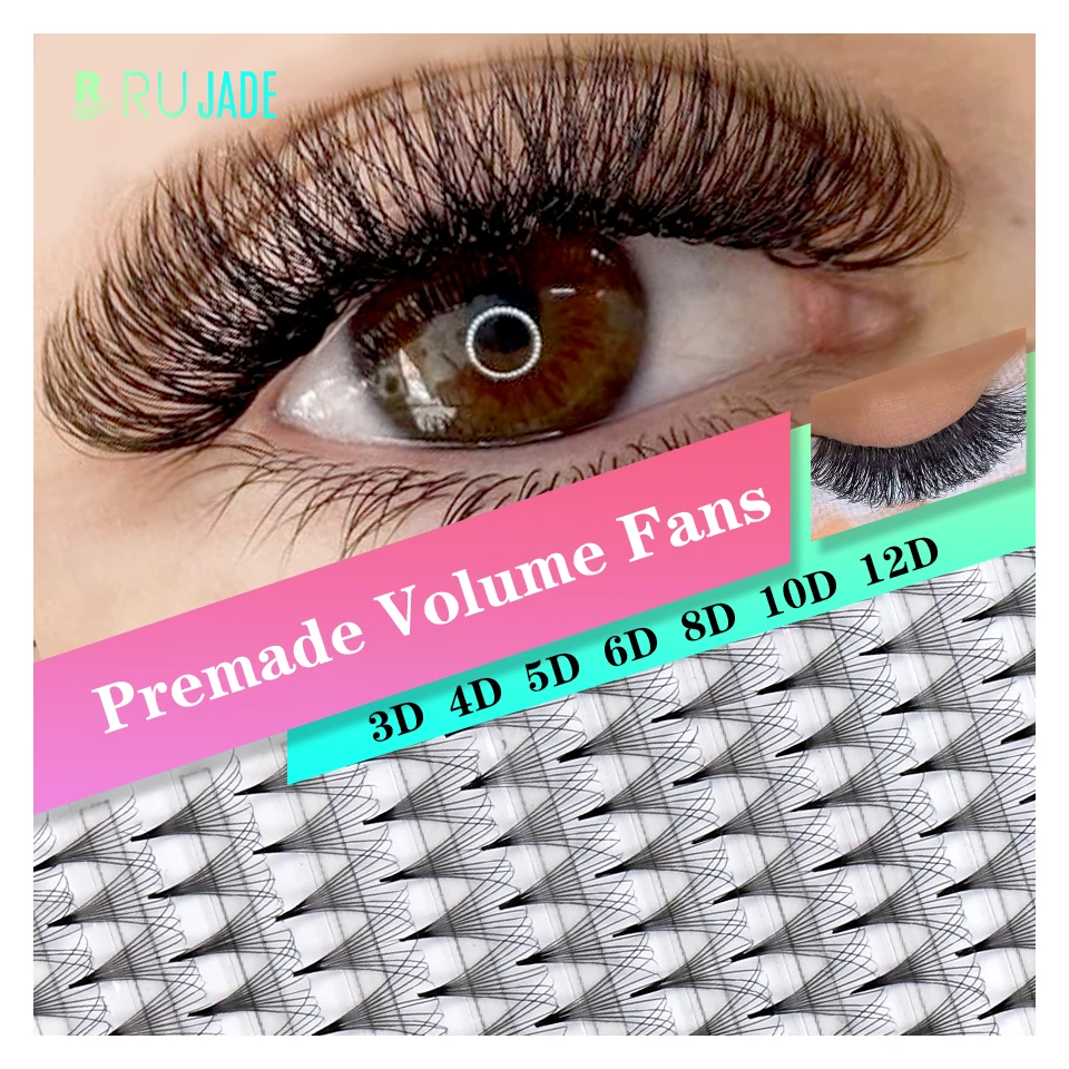 ⚡ RUJADE Premade Fans Eyelash Extensions Silk Soft Thin Stem Pointy Base Fluffy Mega Volume Lashes,Salon Quality Cluster Lashes
⚡ RUJADE Premade Fans Eyelash Extensions Silk Soft Thin Stem Pointy Base Fluffy Mega Volume Lashes,Salon Quality Cluster Lashes