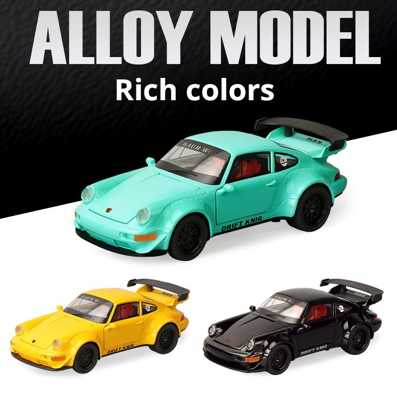 1/32 Scale 964 Exquisite Alloy Super Car RWB Racing Car Simulation Model Kids Boys Toy & Collection Ornament Light & Sound
1/32 Scale 964 Exquisite Alloy Super Car RWB Racing Car Simulation Model Kids Boys Toy & Collection Ornament Light & Sound