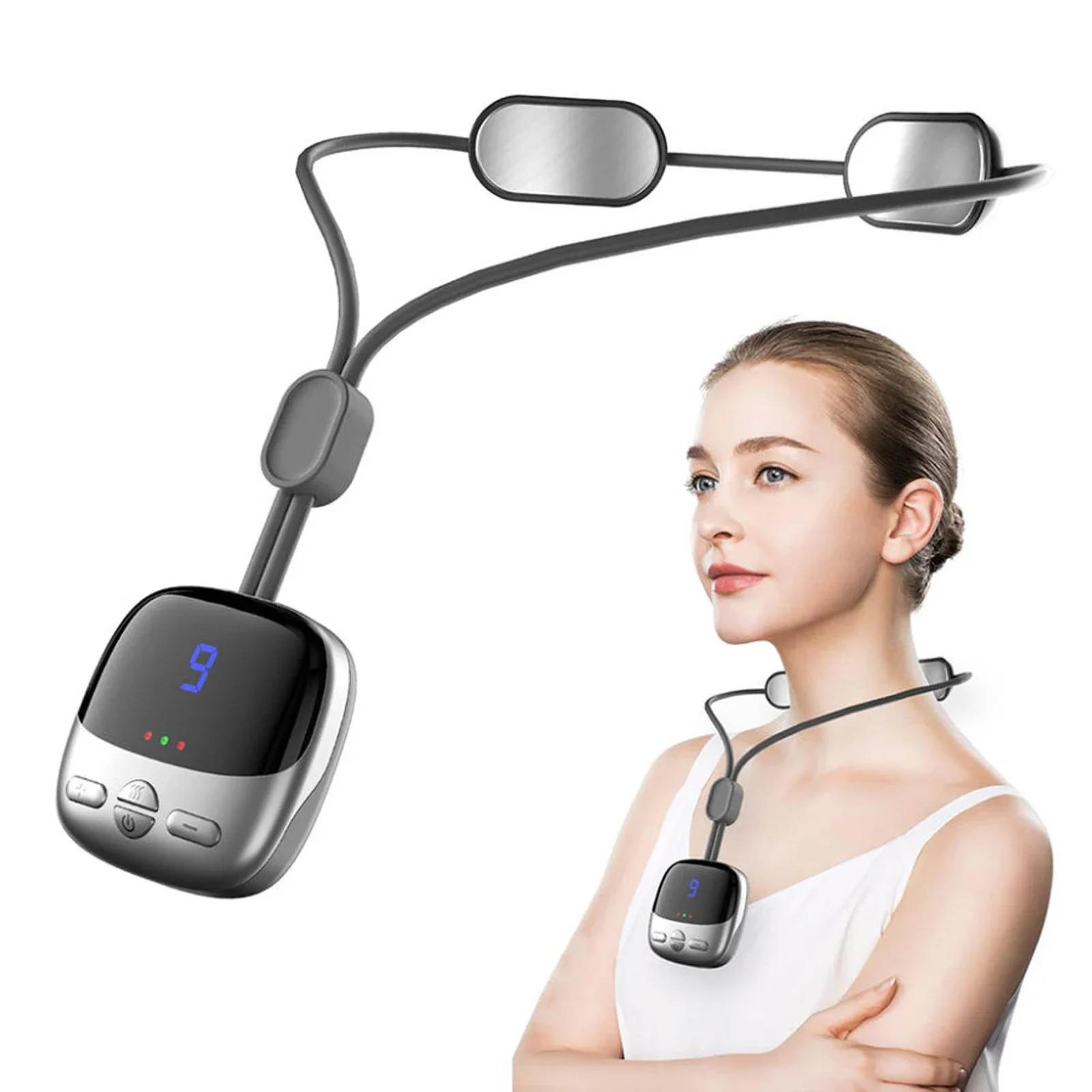 Intelligent Electric Neck Massager Heat Therapy Ems Pulse Microcurrent Neck Shoulder Spine Kneading Low Frequency Relaxation
Intelligent Electric Neck Massager Heat Therapy Ems Pulse Microcurrent Neck Shoulder Spine Kneading Low Frequency Relaxation