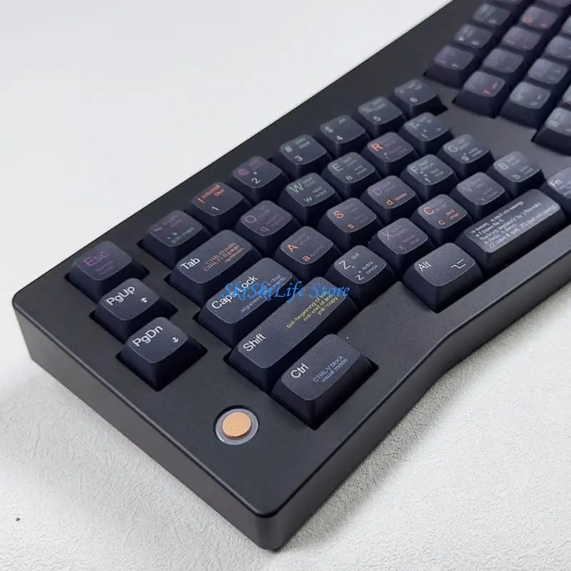 E65E XDA Profile PBT Keycaps Set for Programmers Heat Sublimated Black Keycap 128PCS
E65E XDA Profile PBT Keycaps Set for Programmers Heat Sublimated Black Keycap 128PCS