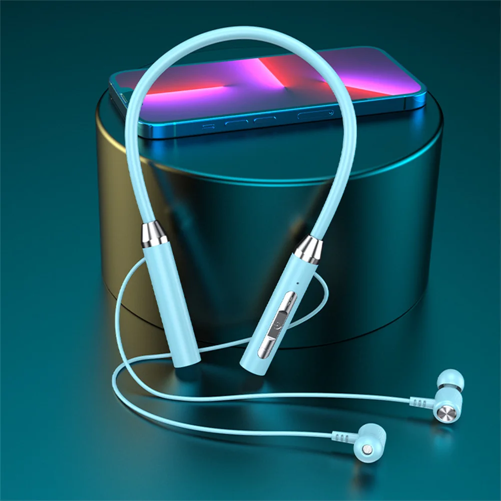 Wireless Bluetooth-compatible 5.2 Headset Hanging Neck Type Stereo Noise Reduction Sports Headphones With Microphone
Wireless Bluetooth-compatible 5.2 Headset Hanging Neck Type Stereo Noise Reduction Sports Headphones With Microphone