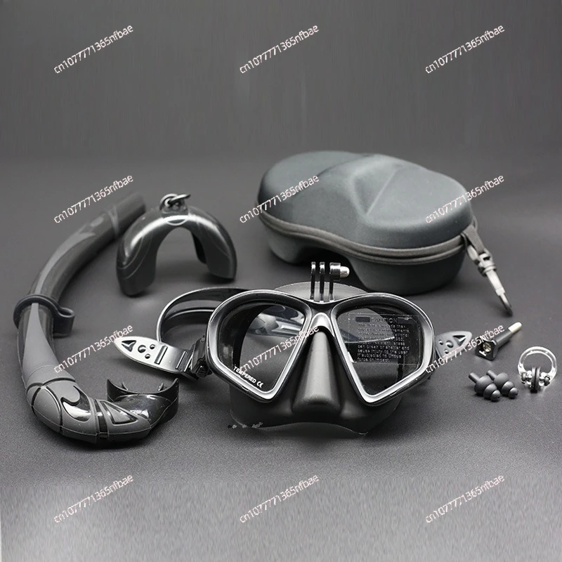 Low Volume Freediving Mask, Tempered Glass Snorkel Mask with Camera Mount for Scuba Diving & Snorkeling
Low Volume Freediving Mask, Tempered Glass Snorkel Mask with Camera Mount for Scuba Diving & Snorkeling