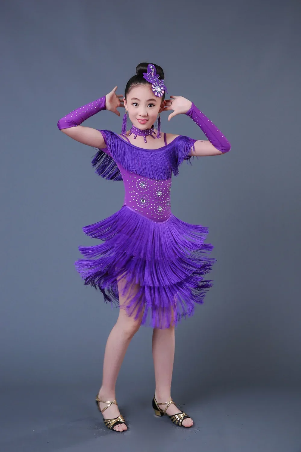 2019 Fashion Sequin Fringe Tassel Latin Dance Dress Girls Stage Performance Costumes Tango Ballroom Dance Dress Kids Latin Dress
2019 Fashion Sequin Fringe Tassel Latin Dance Dress Girls Stage Performance Costumes Tango Ballroom Dance Dress Kids Latin Dress