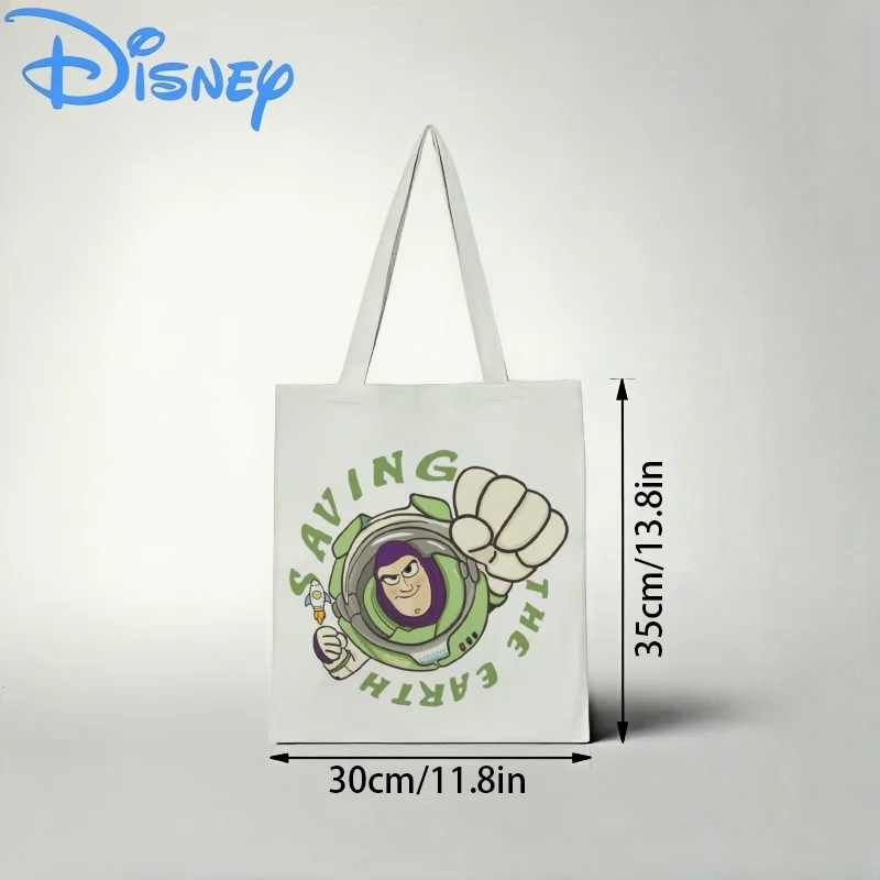 1PC Disney Toy Story Buzz Lightyear Canvas Tote Bag, "Saving The Earth" Print Eco-friendly Shoulder Bag
1PC Disney Toy Story Buzz Lightyear Canvas Tote Bag, "Saving The Earth" Print Eco-friendly Shoulder Bag