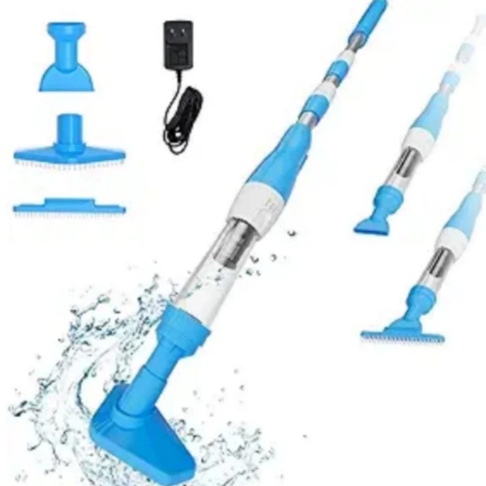 Handheld Cordless Rechargeable Pool Vacuum Cleaner 3 in 1 Portable Pool Cleaner Suitable for Spa Center Bathtub Sand Debris
Handheld Cordless Rechargeable Pool Vacuum Cleaner 3 in 1 Portable Pool Cleaner Suitable for Spa Center Bathtub Sand Debris