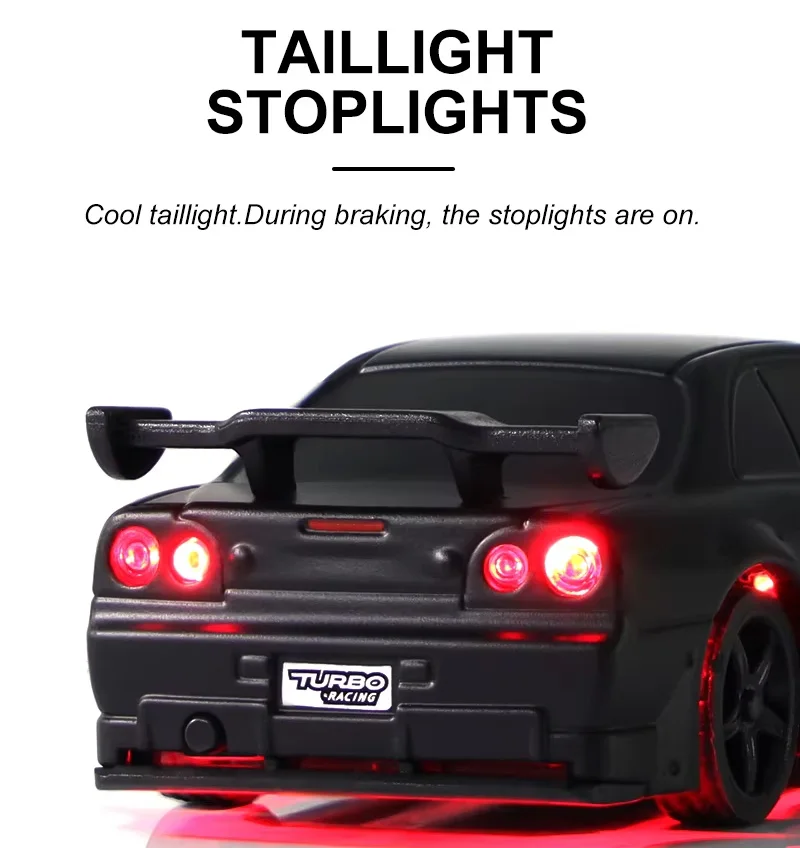 Комплект спортивного автомобиля с дистанционным управлением TURBO RACING 1:76 C74 MINI 2.4G
Комплект спортивного автомобиля с дистанционным управлением TURBO RACING 1:76 C74 MINI 2.4G