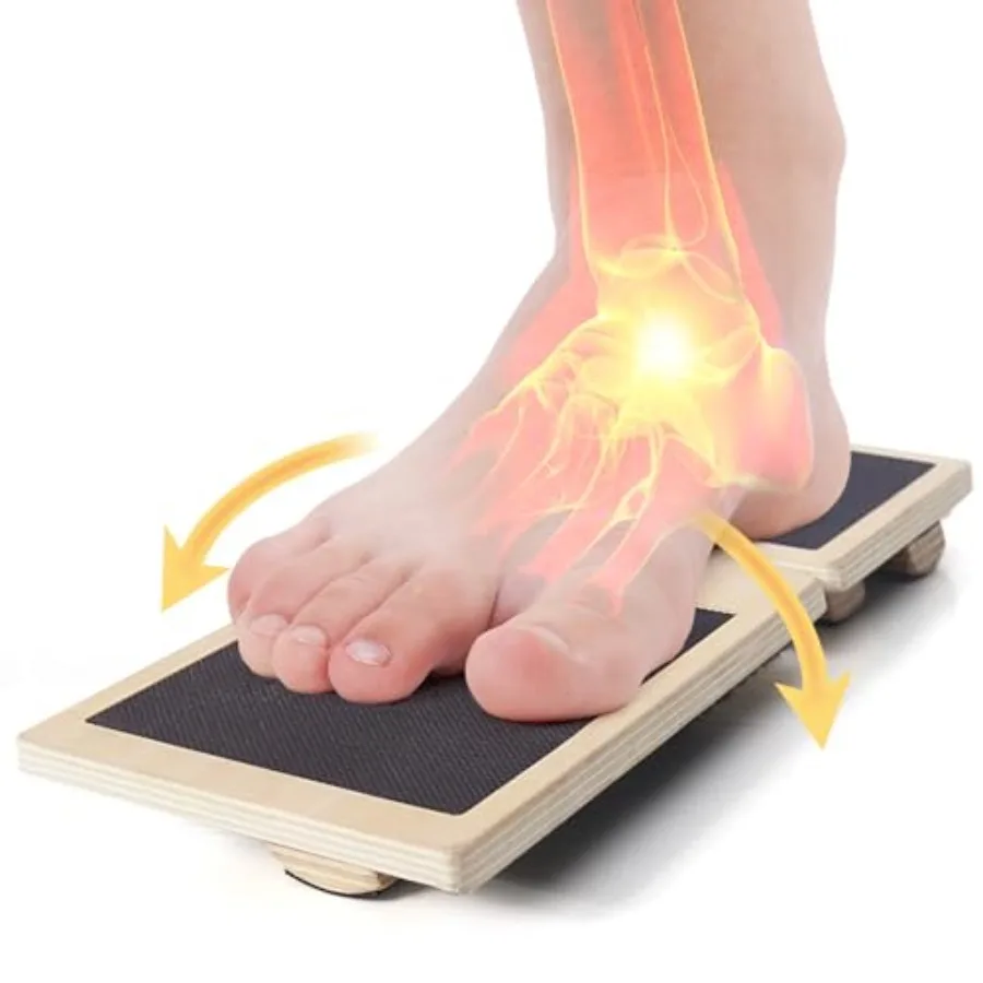 Ankle Balance Board Stability Trainer for Rehabilitation, Basketball, Running, Yoga and Injury Recovery Home Gym Equipment Incl
Ankle Balance Board Stability Trainer for Rehabilitation, Basketball, Running, Yoga and Injury Recovery Home Gym Equipment Incl