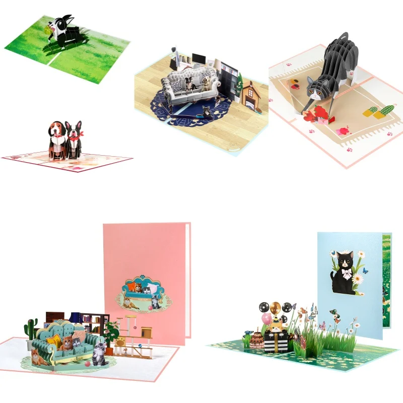 3D Animals Pop up Party Greeting Postcards Gifts Card Cat Dog Gift for Kids Birthday Christmas Wedding Decor The Dog on the Sofa
3D Animals Pop up Party Greeting Postcards Gifts Card Cat Dog Gift for Kids Birthday Christmas Wedding Decor The Dog on the Sofa