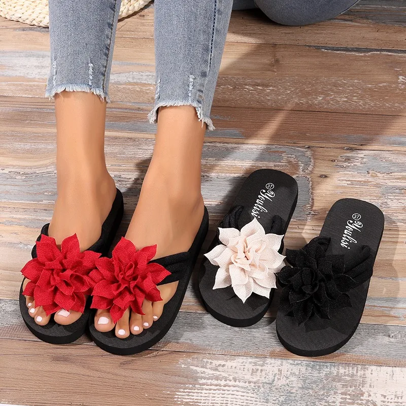 Women's Round Clip-toe Vintage Flower Embellishment Thick Sole Slippers Summer Women Fashion Beach Lightweight Casual Sandals
Women's Round Clip-toe Vintage Flower Embellishment Thick Sole Slippers Summer Women Fashion Beach Lightweight Casual Sandals