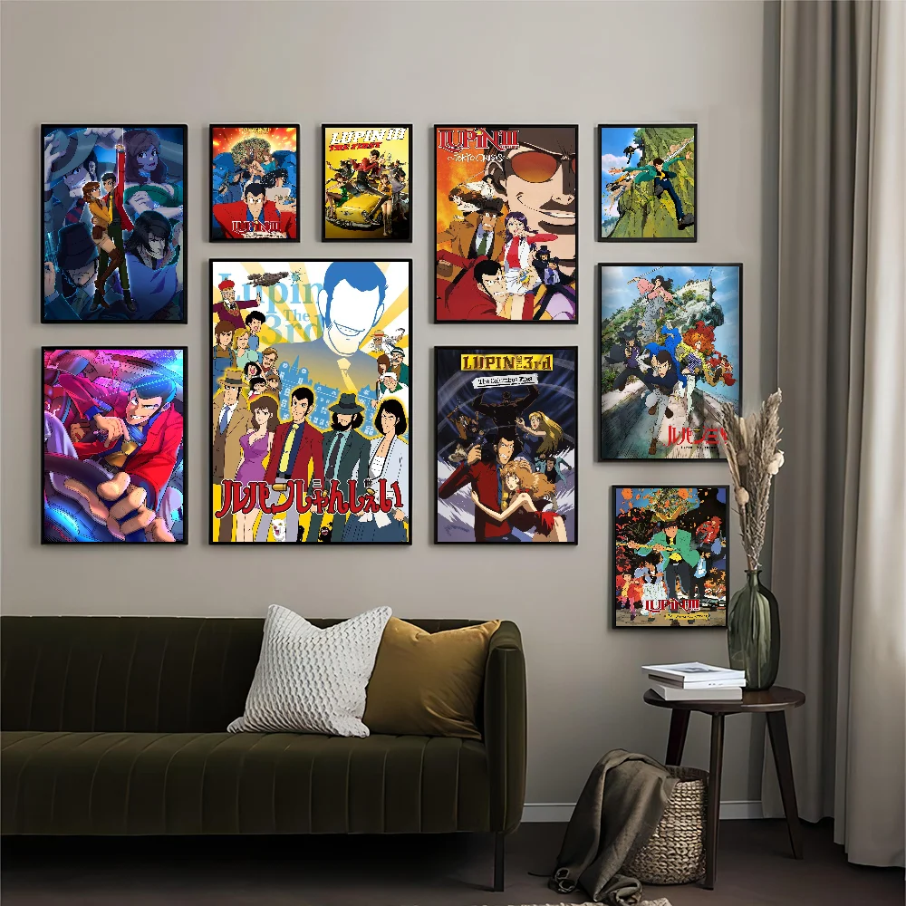 Japan Anime L-Lupin The T-Third Self-adhesive Art Poster Retro Kraft Paper Sticker DIY Room Bar Cafe Vintage Decorative Painting
Japan Anime L-Lupin The T-Third Self-adhesive Art Poster Retro Kraft Paper Sticker DIY Room Bar Cafe Vintage Decorative Painting