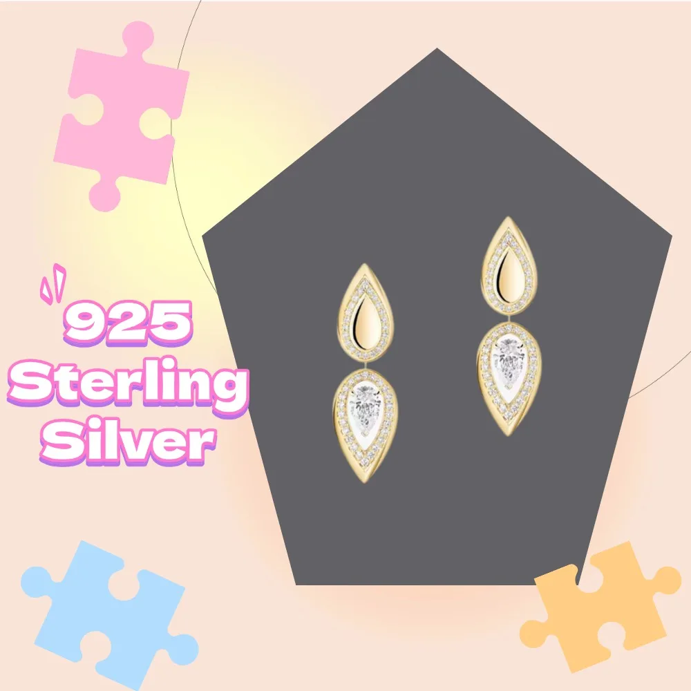 Official Website 2025 New Earrings Water Drop Diamond Earrings S925 Pure Silver Elegant Fashion Luxury Jewelry Christmas Gift
Official Website 2025 New Earrings Water Drop Diamond Earrings S925 Pure Silver Elegant Fashion Luxury Jewelry Christmas Gift