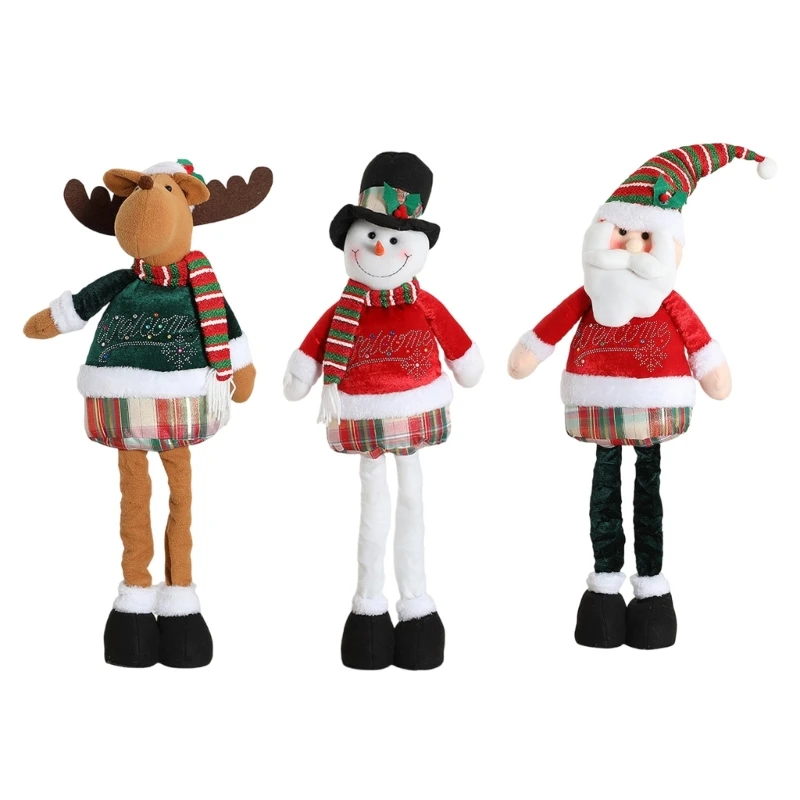 Adjustable Leg Christmas Characters Stylish Plush Decoration Home Accessory Portable for Holiday Ornament Display
Adjustable Leg Christmas Characters Stylish Plush Decoration Home Accessory Portable for Holiday Ornament Display