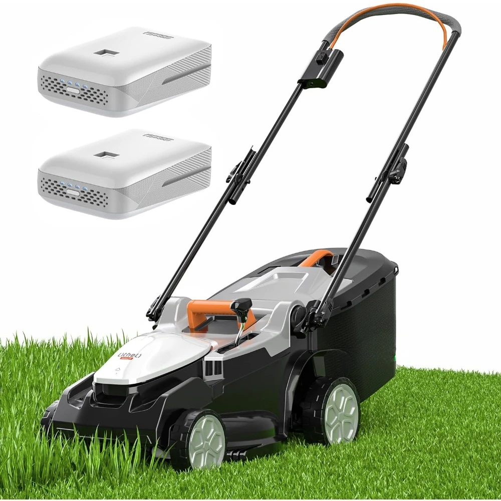 16" Electric Lawn Mower Cordless, Walk Behind Lawn Mower with 6-Height Adjust, Portable & Lightweight Push Battery Powered Lawn
16" Electric Lawn Mower Cordless, Walk Behind Lawn Mower with 6-Height Adjust, Portable & Lightweight Push Battery Powered Lawn