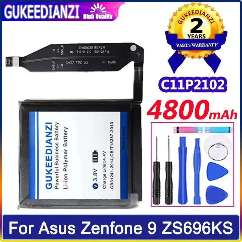 C11P2102 4800 мАч экологически чистый для Asus Zenfone 9 ZS696KS Zenfone 9 аккумулятор мобильного телефона
C11P2102 4800 мАч экологически чистый для Asus Zenfone 9 ZS696KS Zenfone 9 аккумулятор мобильного телефона