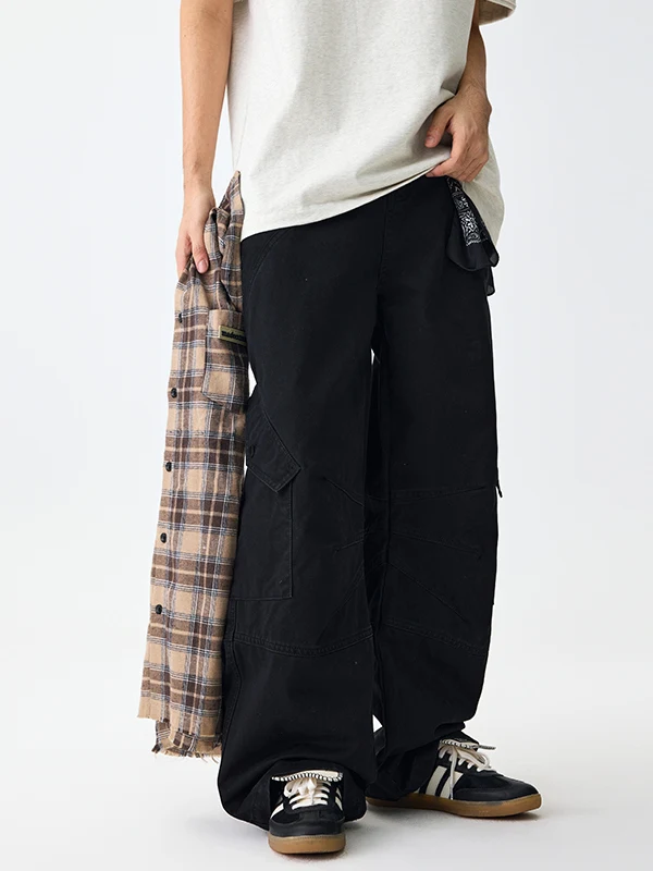 NBKY Американские прямые рабочие брюки в стиле ретро, мужские свободные широкие брюки Multi ket Design Sense, легкие эластичные длинные брюки из чистого хлопка
NBKY Американские прямые рабочие брюки в стиле ретро, мужские свободные широкие брюки Multi ket Design Sense, легкие эластичные длинные брюки из чистого хлопка