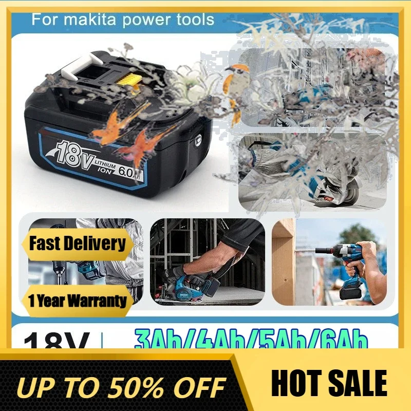 【Fast Delivery】BL1830 18V 3Ah/4Ah/5Ah/6Ah Battery And Charger For Makita 18V Battery Rechargeable Replacement BL1860 BL Tools
【Fast Delivery】BL1830 18V 3Ah/4Ah/5Ah/6Ah Battery And Charger For Makita 18V Battery Rechargeable Replacement BL1860 BL Tools