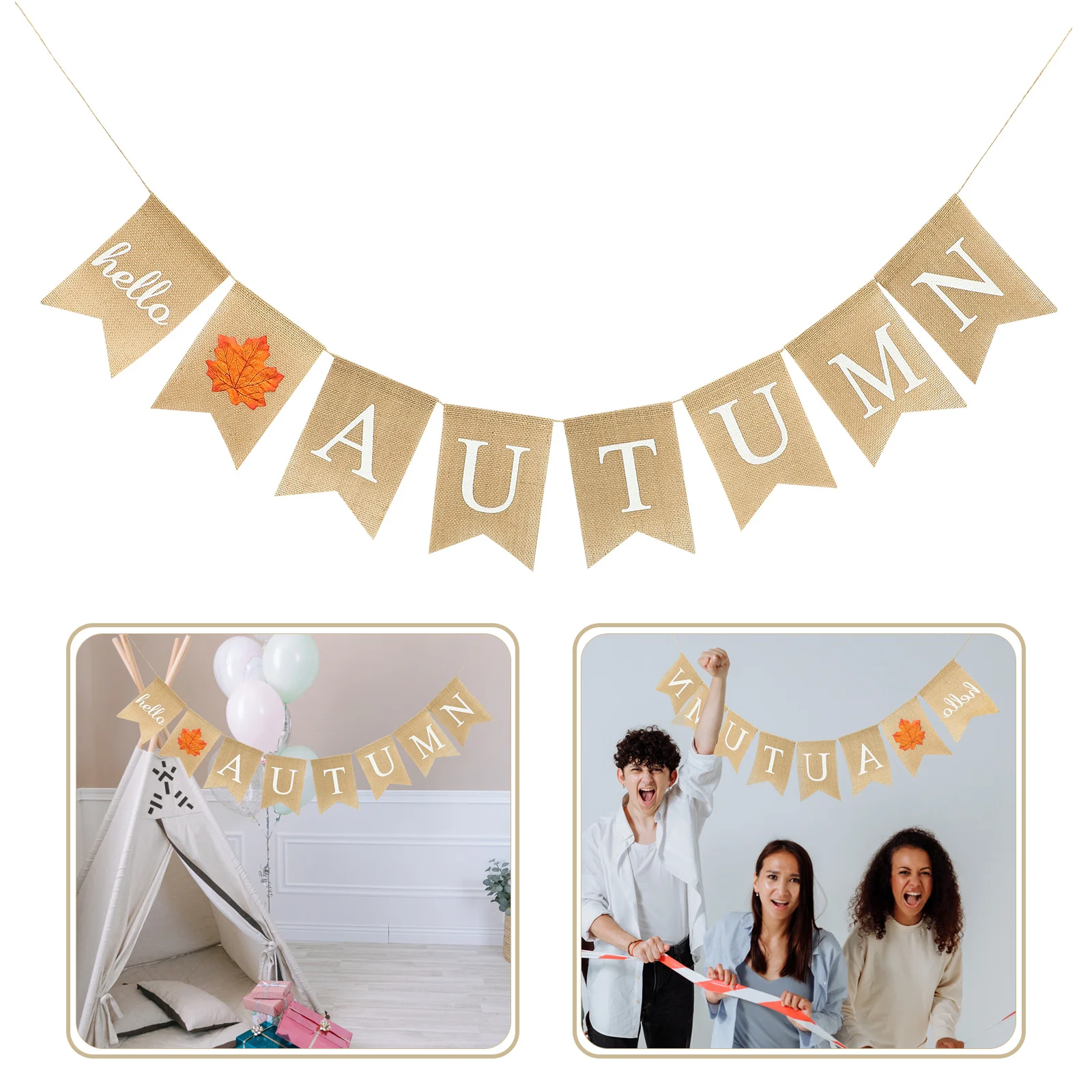 Hello Autumn Linen Burlap Banner Fall Themed Swallowtail Garland Party Hanging Decoration Thanksgiving Day Outdoor Indoor Decor
Hello Autumn Linen Burlap Banner Fall Themed Swallowtail Garland Party Hanging Decoration Thanksgiving Day Outdoor Indoor Decor