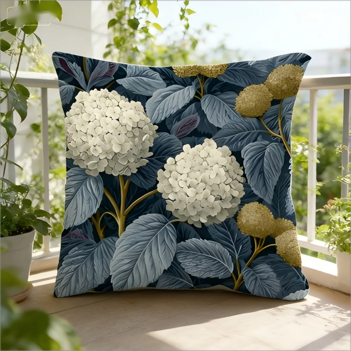 Vintage Hydrangea Floral Pillow Cover Blue Botanical Flower Print Elegant Cushion Case for Sofa Bed Couch Boho Home Decor
Vintage Hydrangea Floral Pillow Cover Blue Botanical Flower Print Elegant Cushion Case for Sofa Bed Couch Boho Home Decor