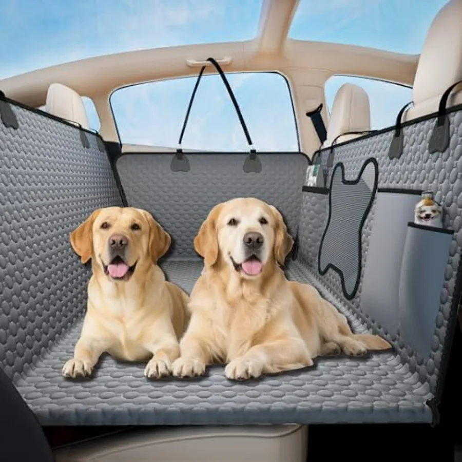 Hard Bottom Dog Car Seat Cover for Back Seat Waterproof Nonslip Hammock Extender for Trucks SUVs Heavy Duty Pet Protector Gray
Hard Bottom Dog Car Seat Cover for Back Seat Waterproof Nonslip Hammock Extender for Trucks SUVs Heavy Duty Pet Protector Gray