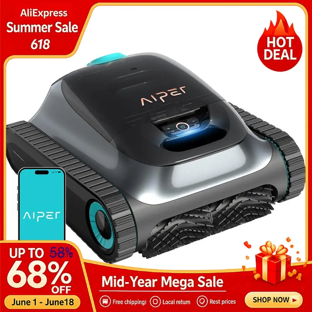 Scuba S1 Robotic Pool Cleaner, Wall amp Waterline Cleaning, Dual Filtration, Extended 180Min Battery Life, Smarter Naviga Custom
Scuba S1 Robotic Pool Cleaner, Wall amp Waterline Cleaning, Dual Filtration, Extended 180Min Battery Life, Smarter Naviga Custom